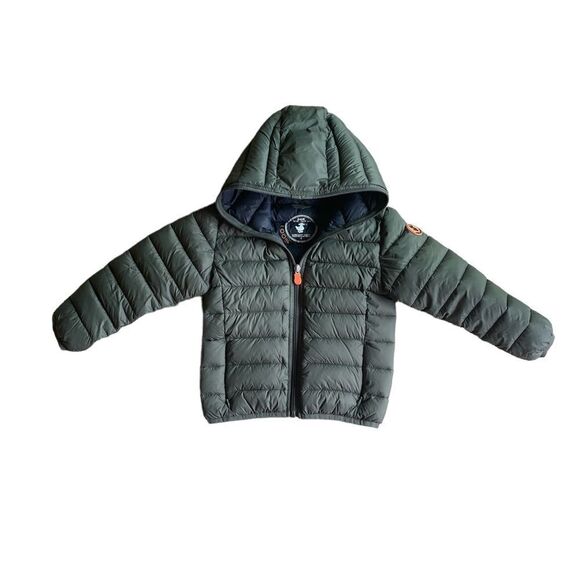 Save The Duck Kids Dony Puffer Coat Size 2T in dark green - Picture 1 of 13
